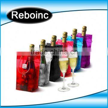 New Design Colorful Plastic Wine Carrier Bag