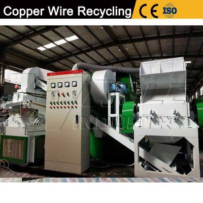 Top Factory Copper Plastic Separation Plant Scrap Cable Wire Granulate Cutting Facility for Chopping Recycling