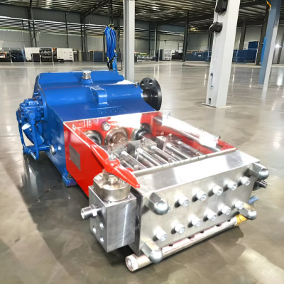 Ultra High 1500bar 22000psi Pressure Water Blasting Pump Customizable Industrial Pipe Cleaning Machine Electric Engine Motor