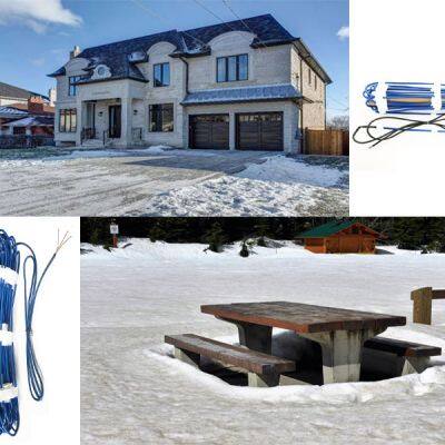 Non-Slip Electric Heated Driveway Snow Melting Cable for Garages From Heating Cable Suppliers photo-4