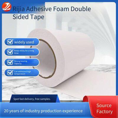 pe Foam Juze Double-sided Tape, White Paper in White Color, Factory Direct Wholesale With Strong Adhesion and in Stock