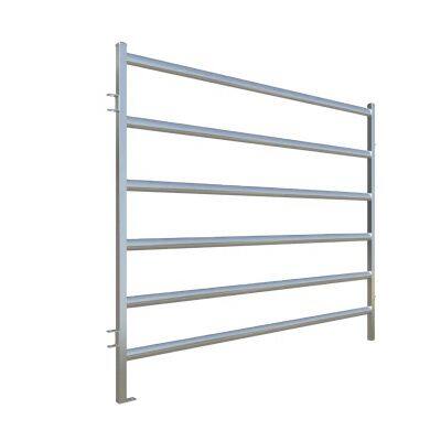 Factory Price Heavy Duty Galvanized Pipe Cattle Sheep Metal Fence Panels Livestock Corral Horse Stall Panels photo-4