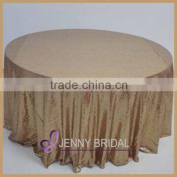 SQN#34 Wholesale Cheap Dark Navy Shiny Sequin 120 Round Tablecoloth photo-4