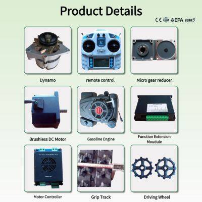 Vigorun VTC550 Robot Lawn Mower, High-Speed (4 Km/h) Grass Cutting Machine Machine Mower for Household Lawn Care photo-3
