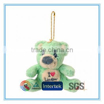 High quality soft plush animal keyring