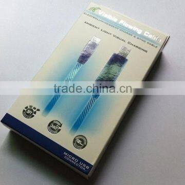 Visible Flowing Cable-EL Chasing Motion Wire With Micro USB 2.0 Connector photo-4