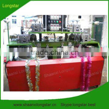 PET Tinsel Garland Macking Machine