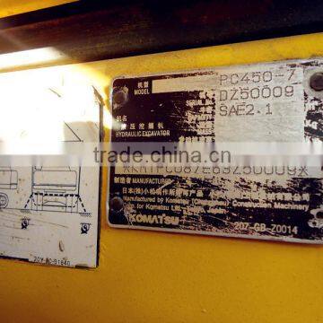 Used Crawler Excavator PC450-7 With Free After-sale Service ,repair and Painting photo-2