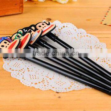 Office Supply Cute Cartoon Black Gel Pen For Kids Stationery photo-4
