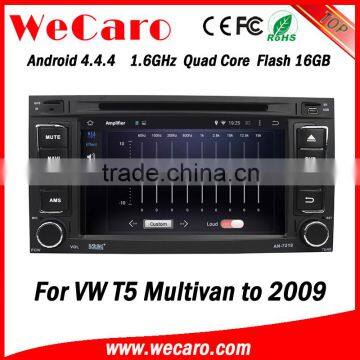 Wecaro 7" WC-VU7006 Android 4.4.4 car stereo in dash for vw multivan car multimedia system radio gps bluetooth