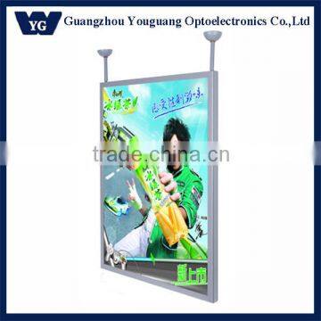 Hanging window display LED slim double sided light box