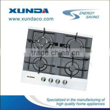 60cm glass gas hob gas cooker gas stove with CE (F4-B603)