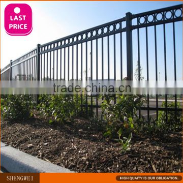 Powder coated decorative fencing / garden steel fence