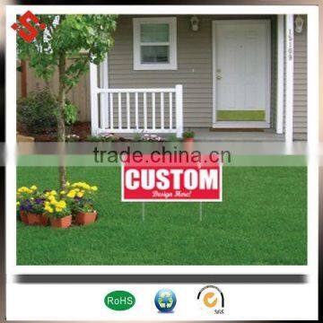 10"x30" Sign Wire H Stakes Coroplast Yard Signs photo-4