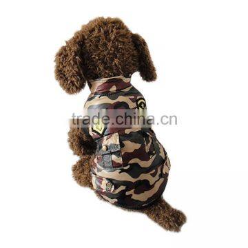 Windbreaker Material Fabric Bar Cotton Lining for Autumn Winter Camouflage Jacket Dog Clothes Pet Garment