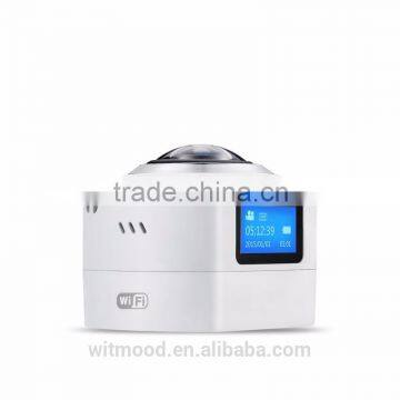WITMOOD 360 Camera 360 Degree Panorama Action Camera Wifi Portable Mini Camcorder Outdoor Sport Wide-Angle Video VR Camera