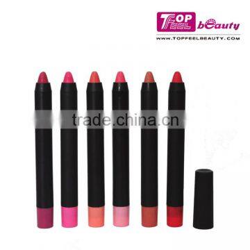 High quality moisturizing ,sharpenable matte finish lipstick pencils