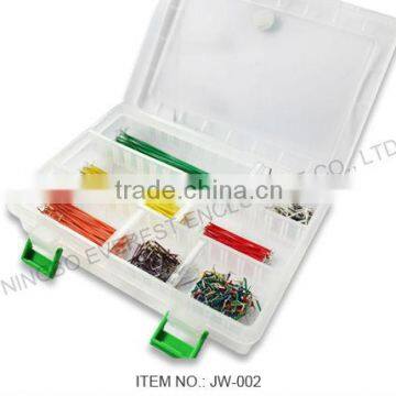 350pcs Reusable Solderless Breadboard Jumper Wire Cable for Bot Circuit Creating