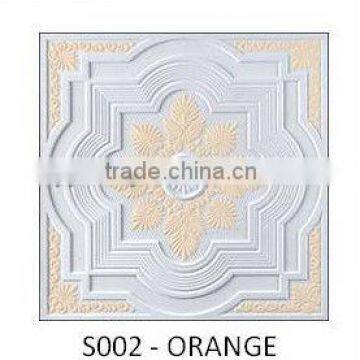 Colorful GRG Ceiling Tiles 603*603*9.0mm