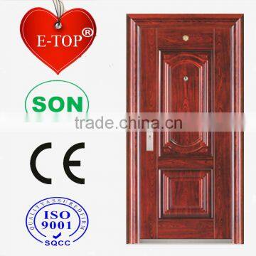 E-TOP DOOR TOP QUALITY Iron entrance door Steel Vision Panel Doors