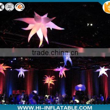 alive outdoor event decorations inflatable star with LED illuminated star