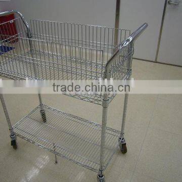 Industry prevent static cart,kitchen shelving