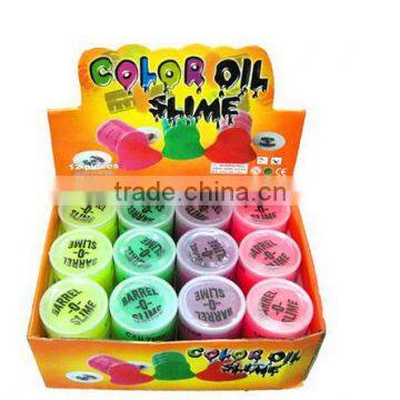 GLOW IN THE DARK joke colored oil slime