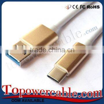 Aluminum Alloy Reversible Design USB 3.1 Type C Data Cables Suppliers