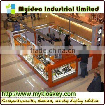 Myidea jewelry watches shopping mall showcase kiosk