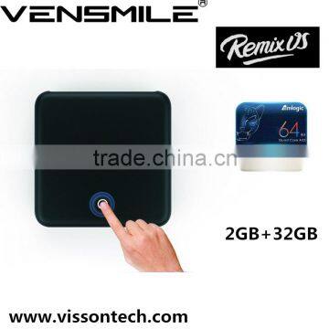 U1 new arrival Remix OS S905 2GB 32GB dual wifi Remix OS tv box