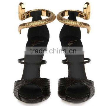 New Fashion Snake up Ankle Straps Summer Sandals for Women 2015 Ladies Sandal Shoes