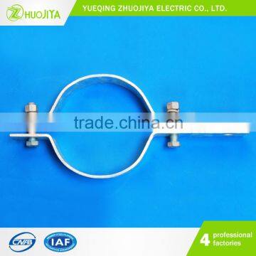 Zhuojiya Factory Direct Sale Hot Dip Galvanized High Quality Pull Hoop Immobility Clamp For Pole