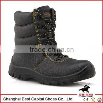 New high cut winter safety boots with fur