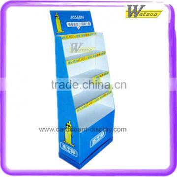 hot sale good quality K3 +350g corruaged paper display stand for condom