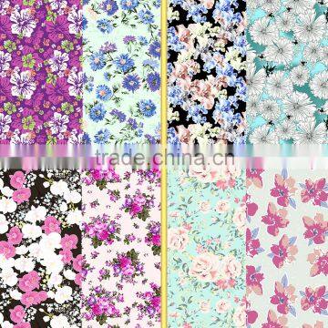 Good quality Bohemia flower design sublimation printing fabric for women's bikini suit                        
                                                Quality Choice