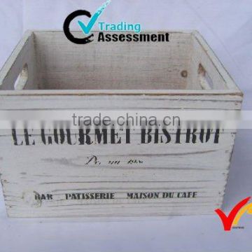 antique decorative waste basket white for sale