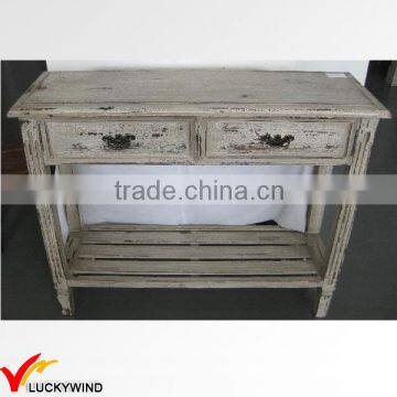French Style Antique Wood Kitchen Console Tables photo-2