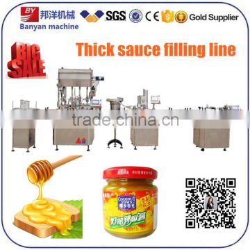 YB-JG4 CE certified vinegar soybean sauce filling machine made in China