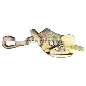 Come along clamp or self gripping clamp