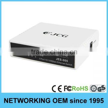 5-Port 10/100Mbps network switch hub