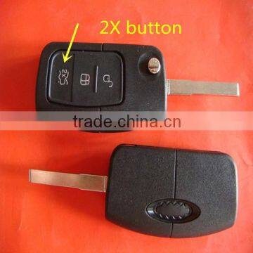 TD 3 button flip key shell with roll up windows with 2X button for F-rd