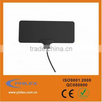 2016 Philex NINGBO Ultra thin Filmthin amplified indoor HDTV antenna aerial amplifier power supply