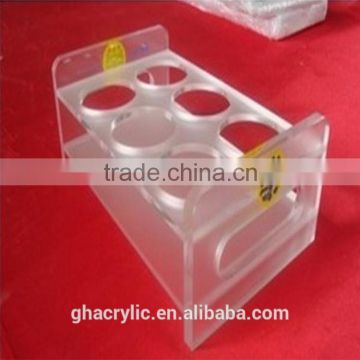 GH-RZ551 Smooth and shinning fashional design clear acrylic dispaly rack ,top grade acrylic display rack