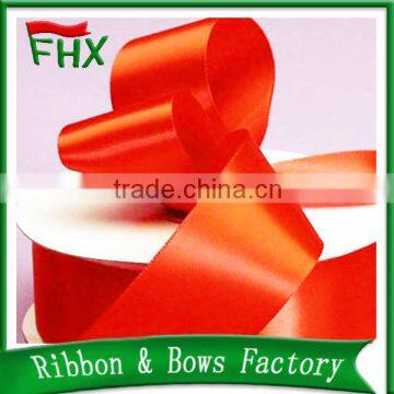 Red Color 2 Inch 3inch Large Size Decorating Wired Gold Edge Ribbon for Chair Bow Christmas Decorative Craft photo-5