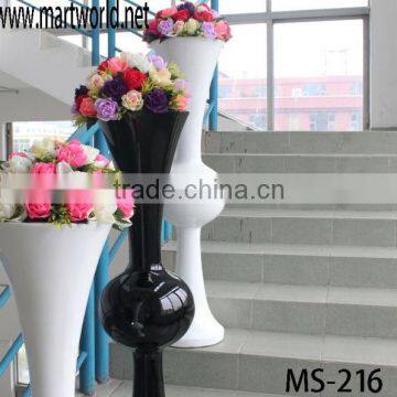 2016 New design Decorative mirror resin vase,resin pillars for wedding decoration(MS-216)                        
                                                Quality Choice