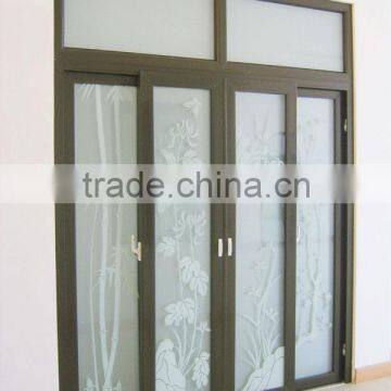 Indonesia PVC sliding Door sliding glass door sliding door upvc windows doors door/guangzhou