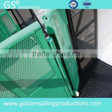 aluminum crowd control barrier with gate for events security