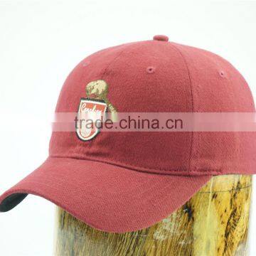 custom brushed flame embroidery sports cap hats