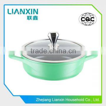 Wave aluminium die-casting sauce pot