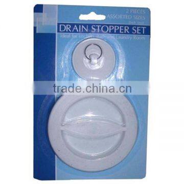 2PC Plastic Drain Stopper